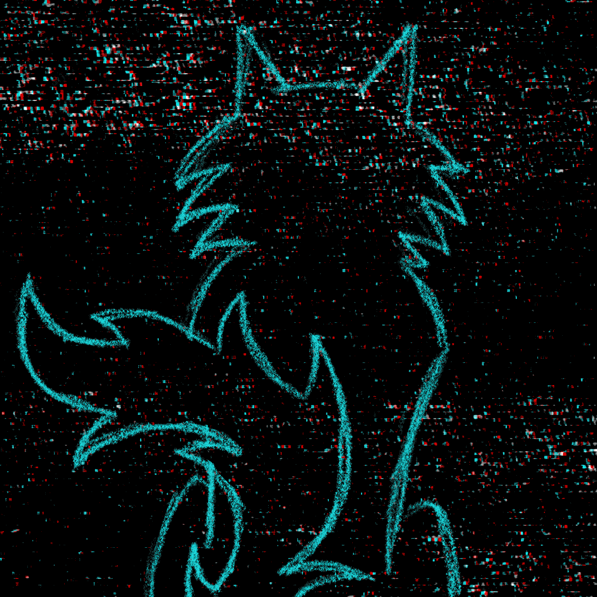 GLITCH WOLF 02 RARE