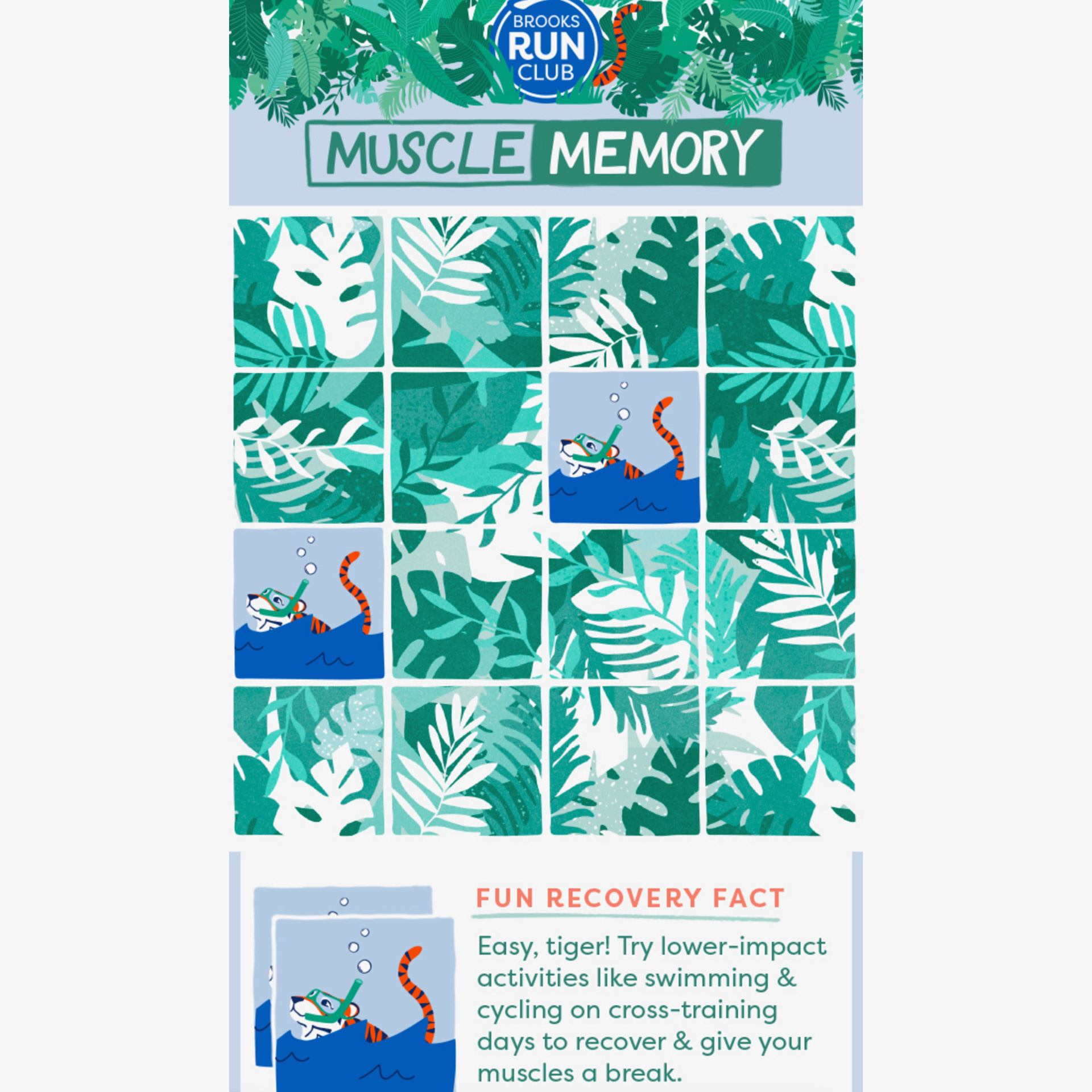 Brooks Run Club x Tiger Tail