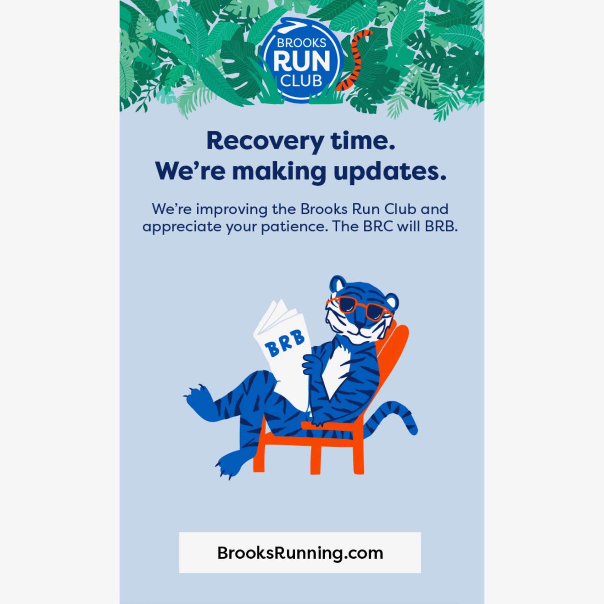 Brooks Run Club x Tiger Tail
