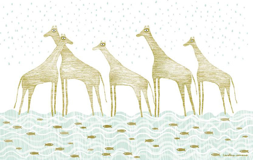 Jirafas de lluvia © Carolina Romano