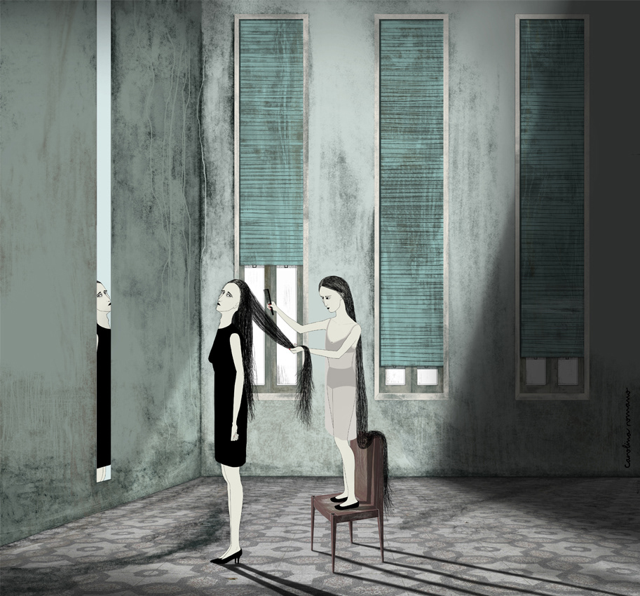 La peinadora © Carolina Romano