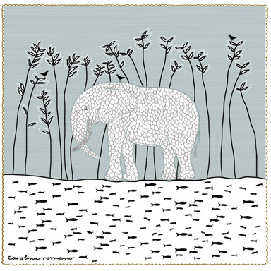 Paquidermo acuático © Carolina Romano