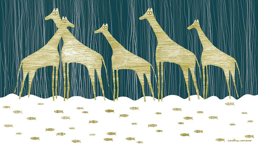 Jirafas de bosque © Carolina Romano