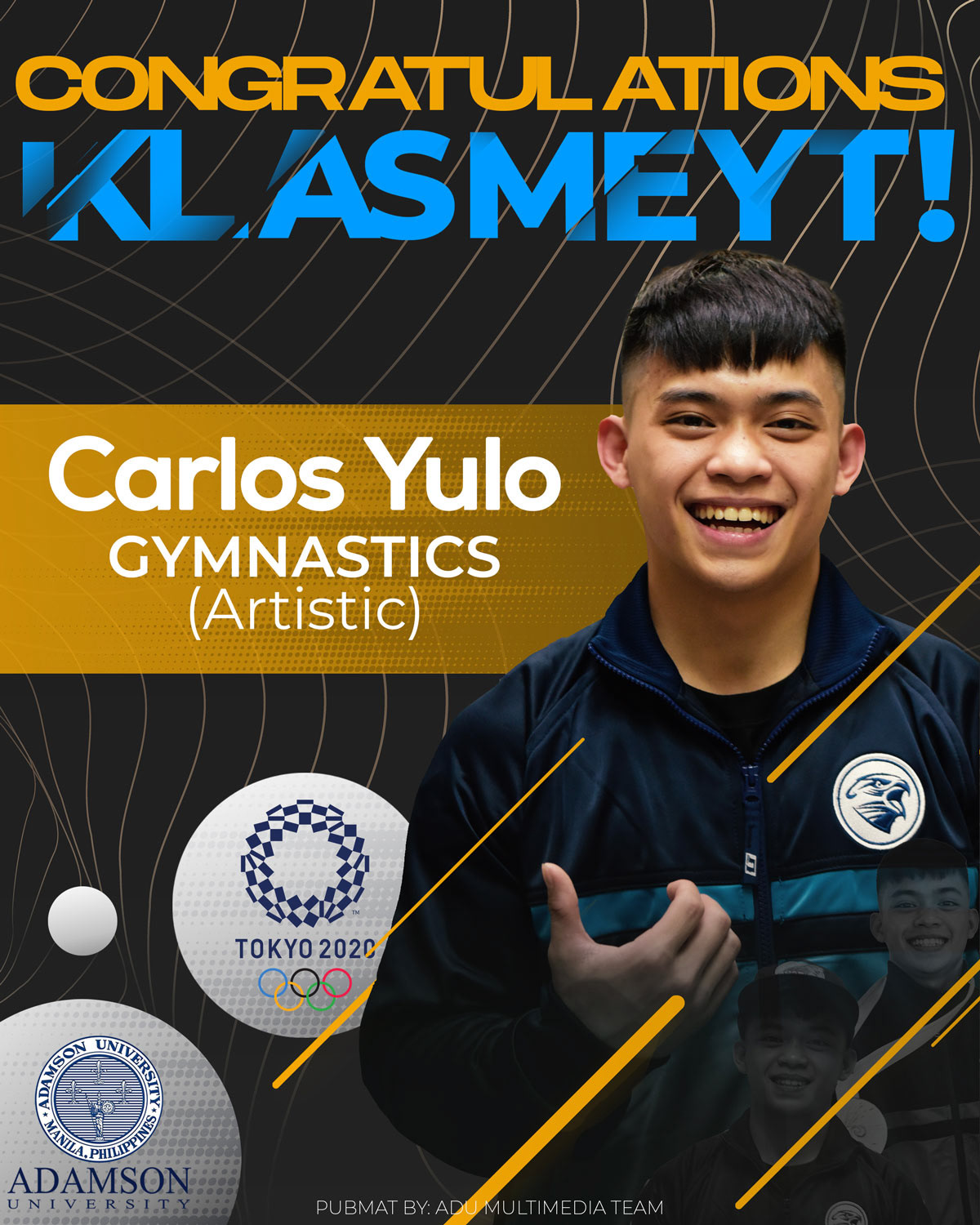Carlos Yulo Congratulatory Banner