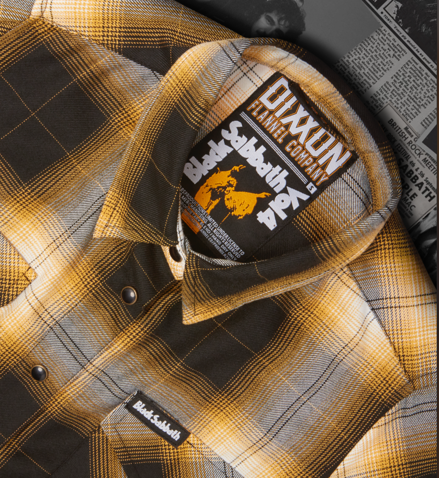 BLACK SABBATH FLANNEL I GOT TO DESIGN