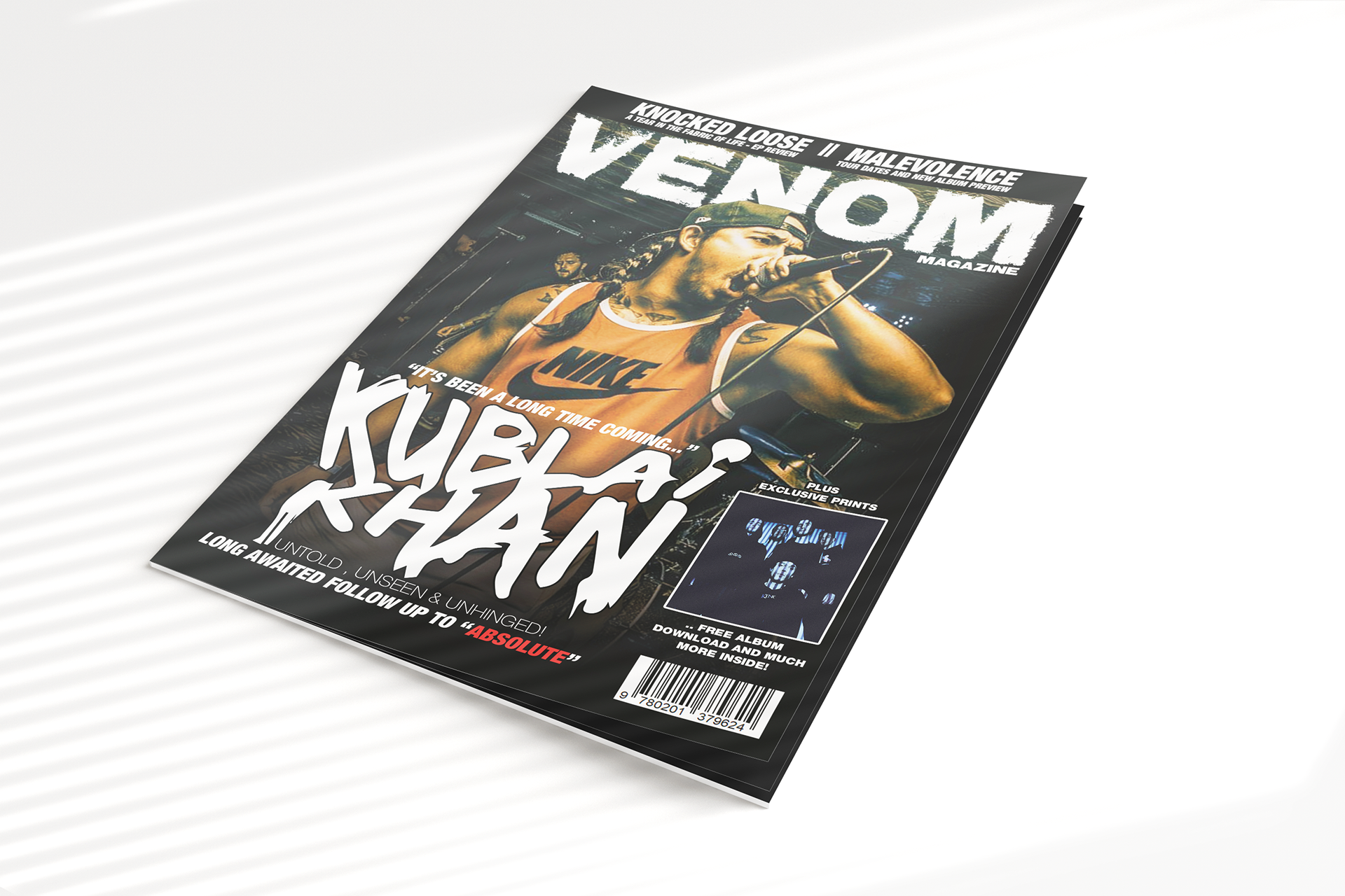 Cover used for issue No. 001 of Venom