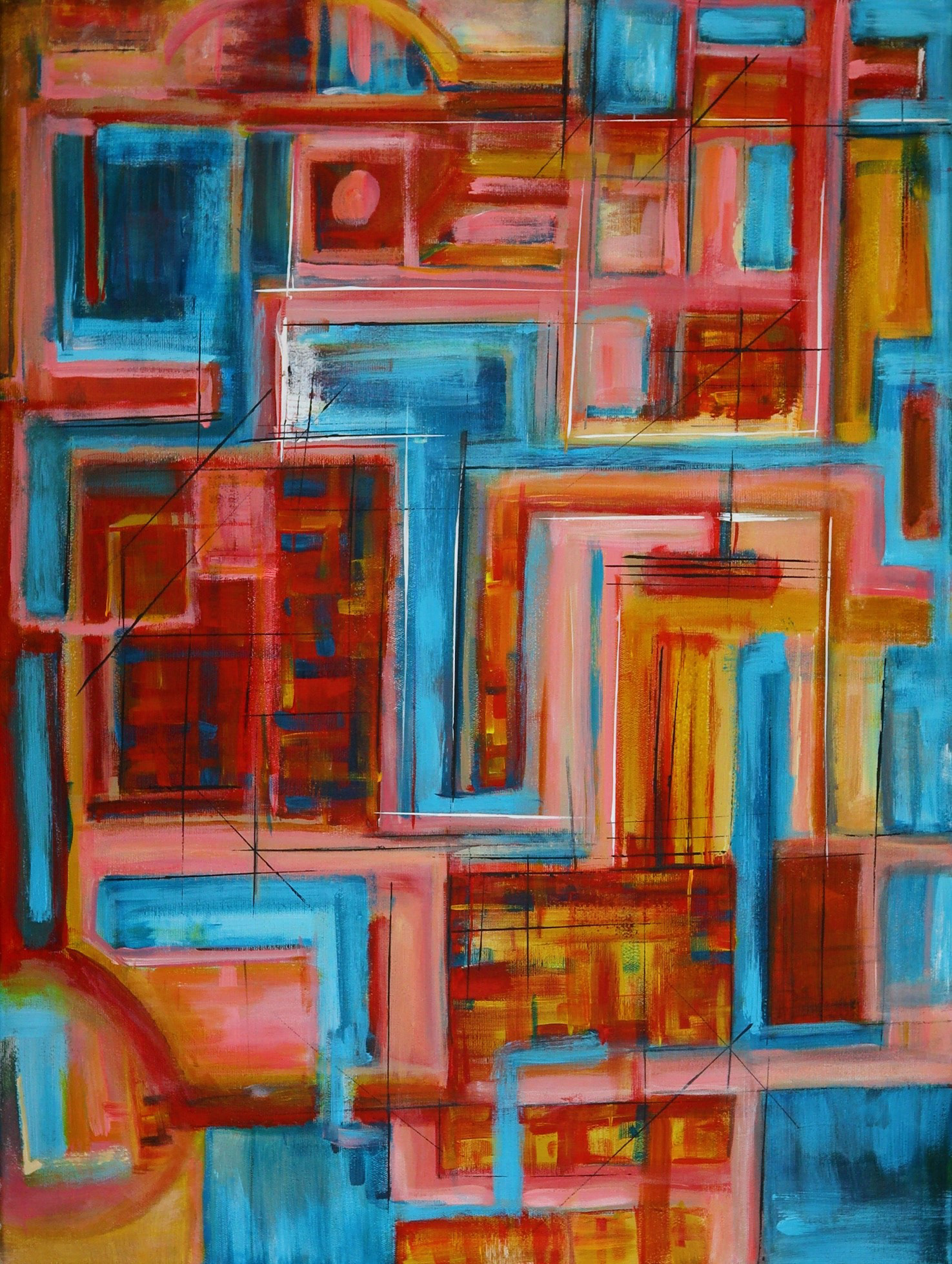 60x80 cm Acrylic on canvas No. 0020