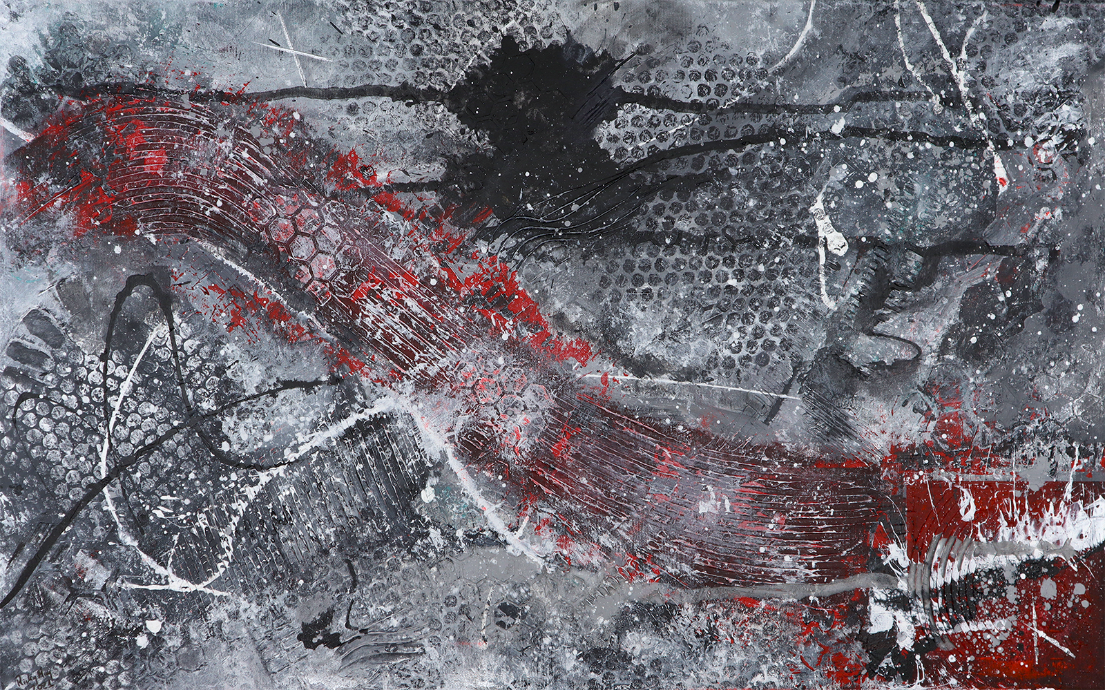 50x80 cm Acrylic on canvas No. 0025