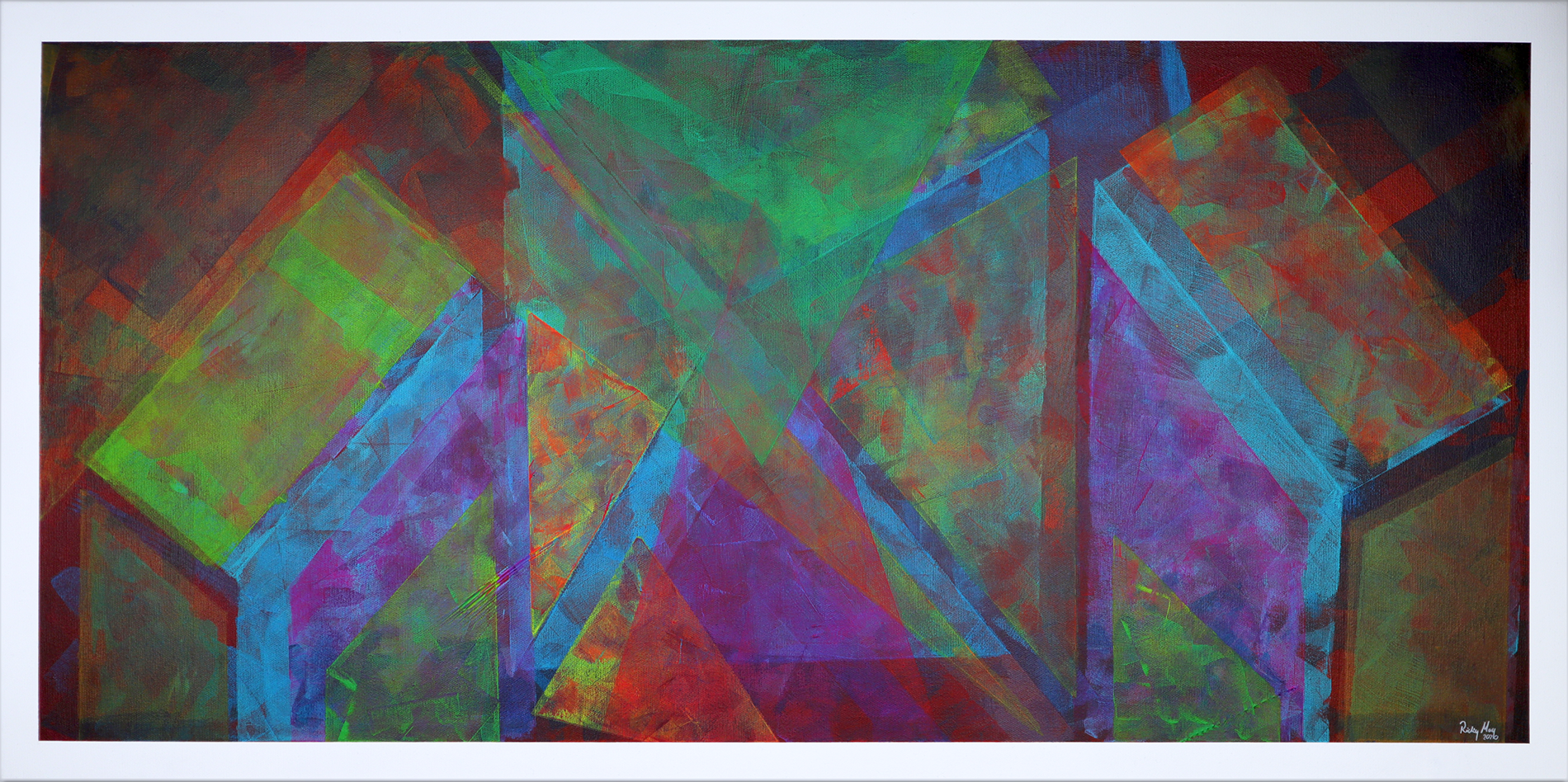 100x50 cm Acrylic on canvas No. 0022