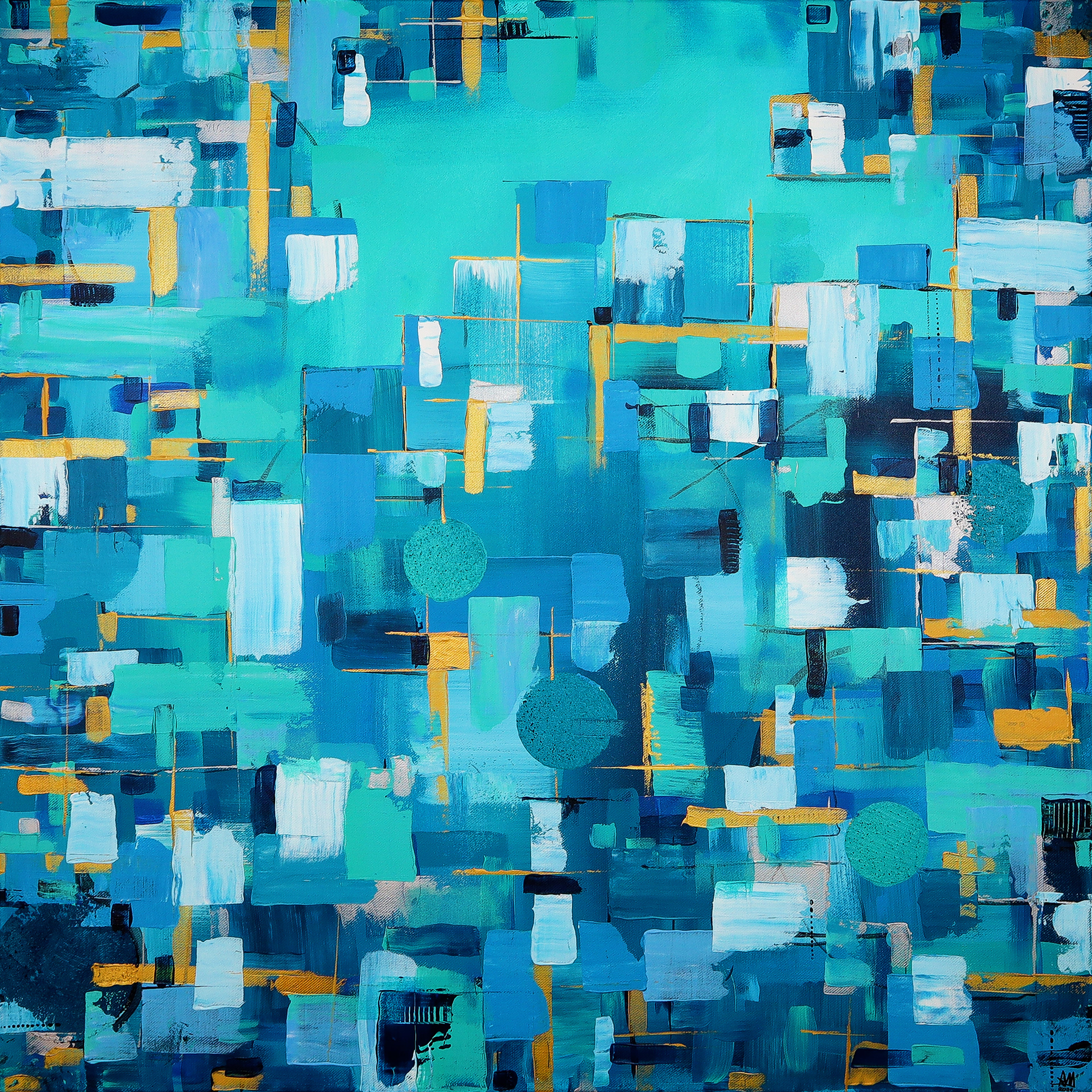 80x80 cm Acrylic on canvas No. 0031