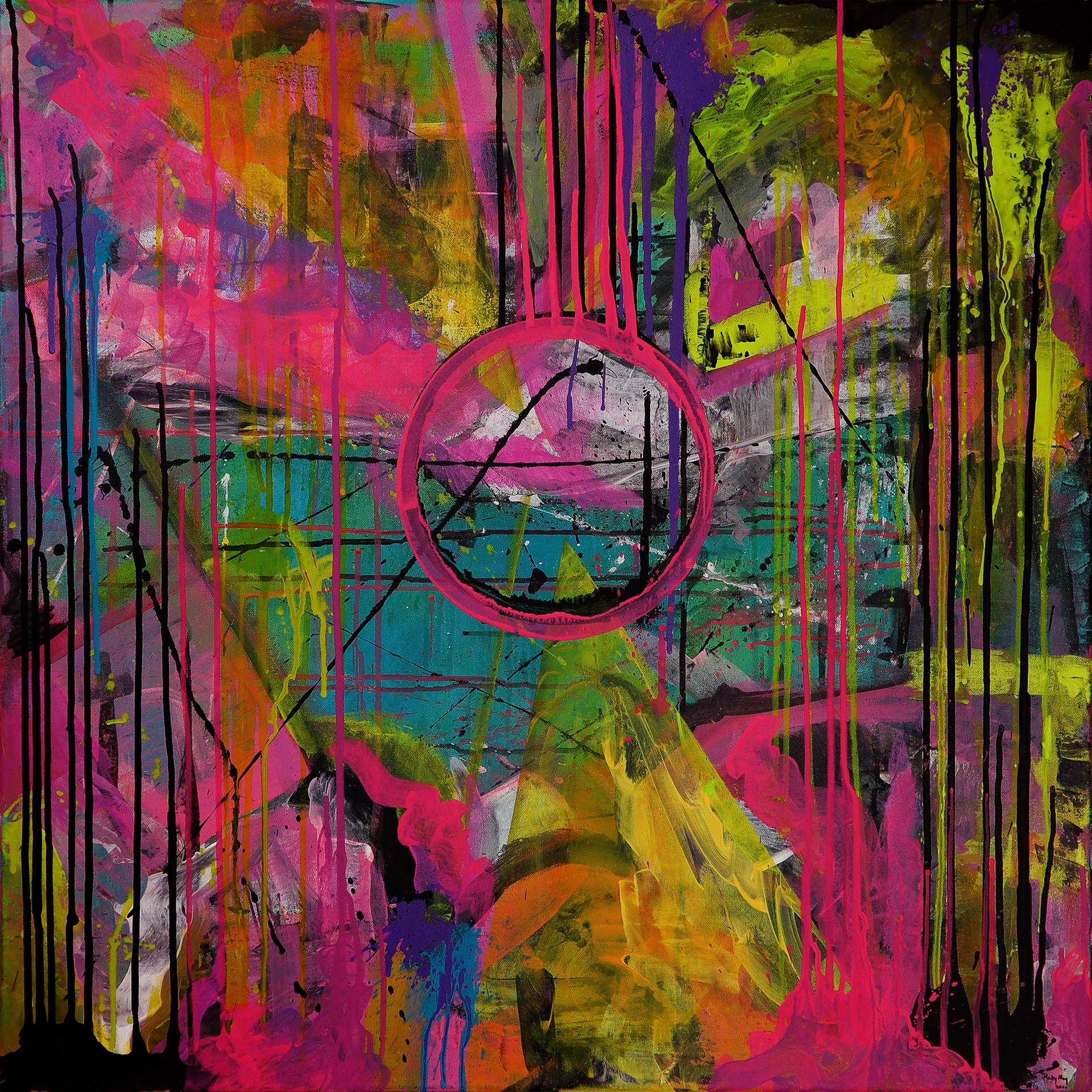 80x80 cm Acrylic on canvas No. 0033