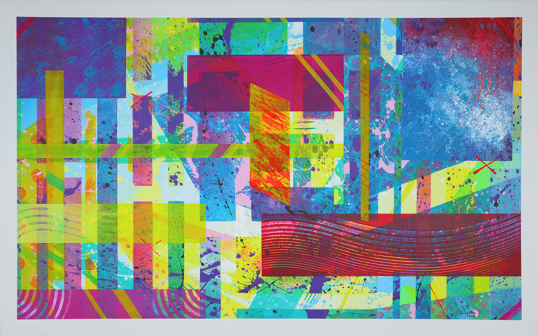 50x80 cm Acrylic on canvas No. 0019