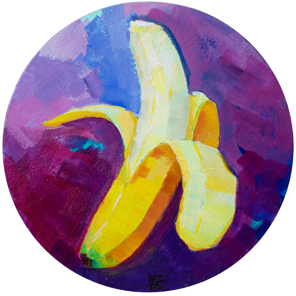 Fi 20cm Acrylic on wood panel No. 0047