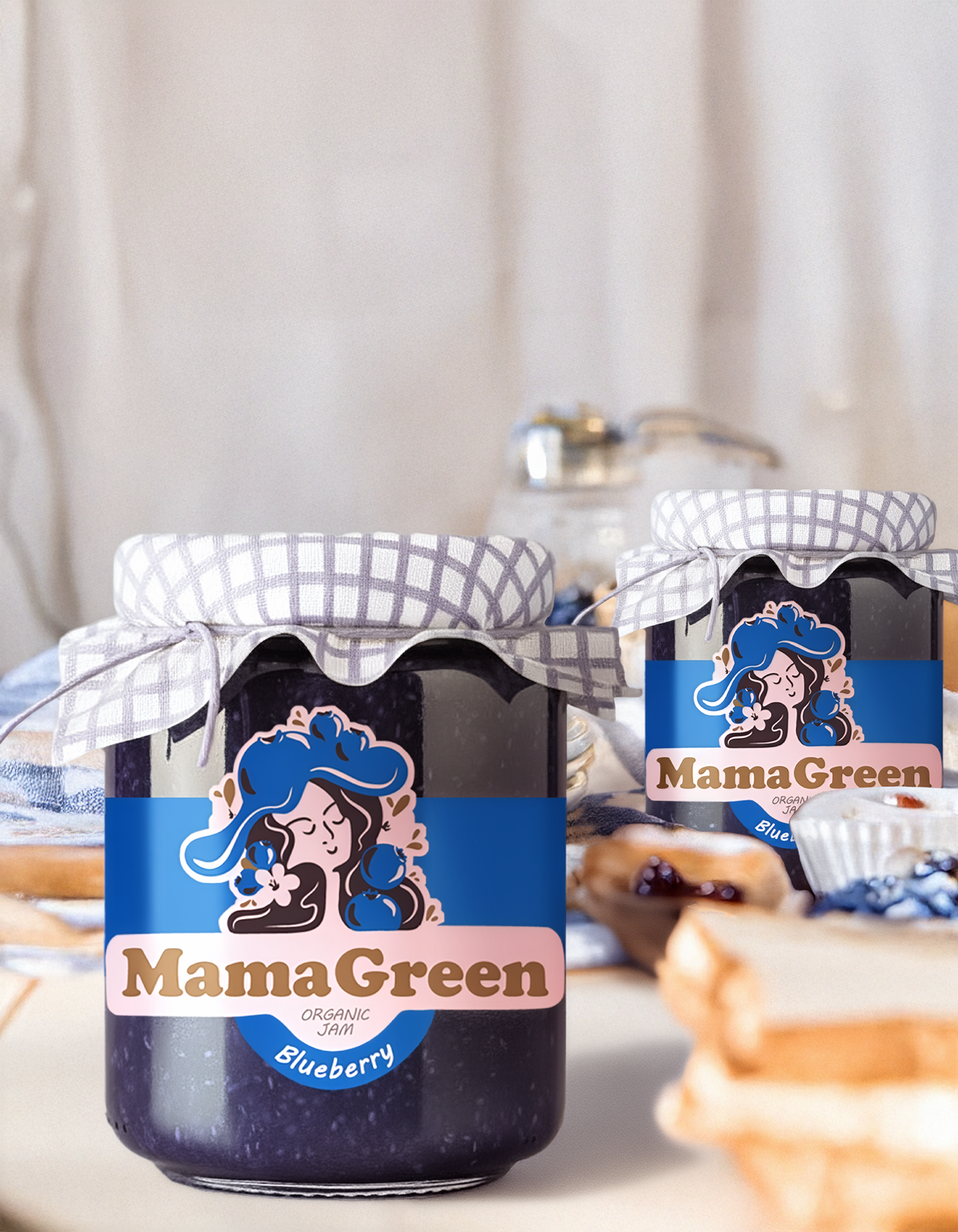 Blueberry Jam - Label Design