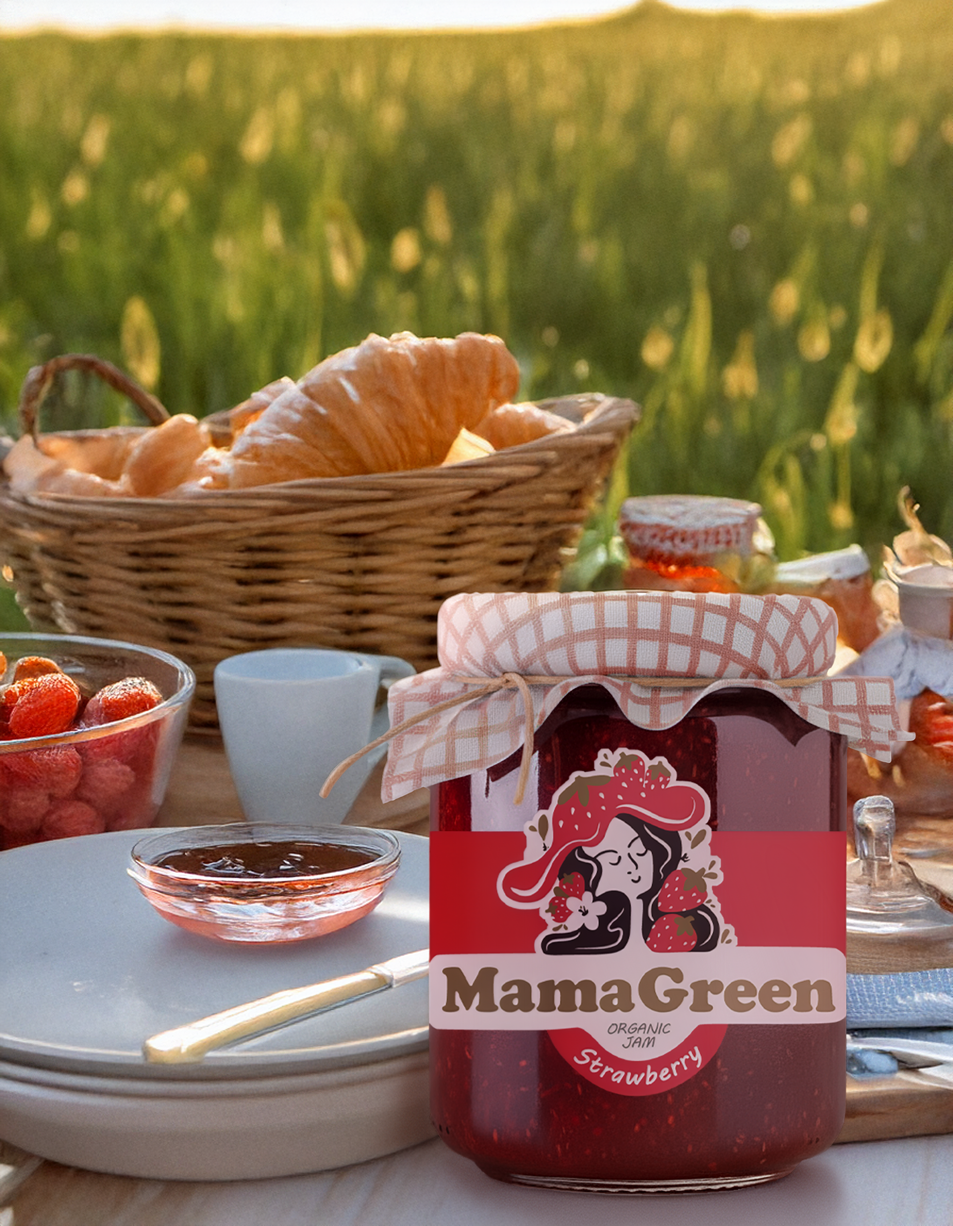 Strawberry Jam - Label Design