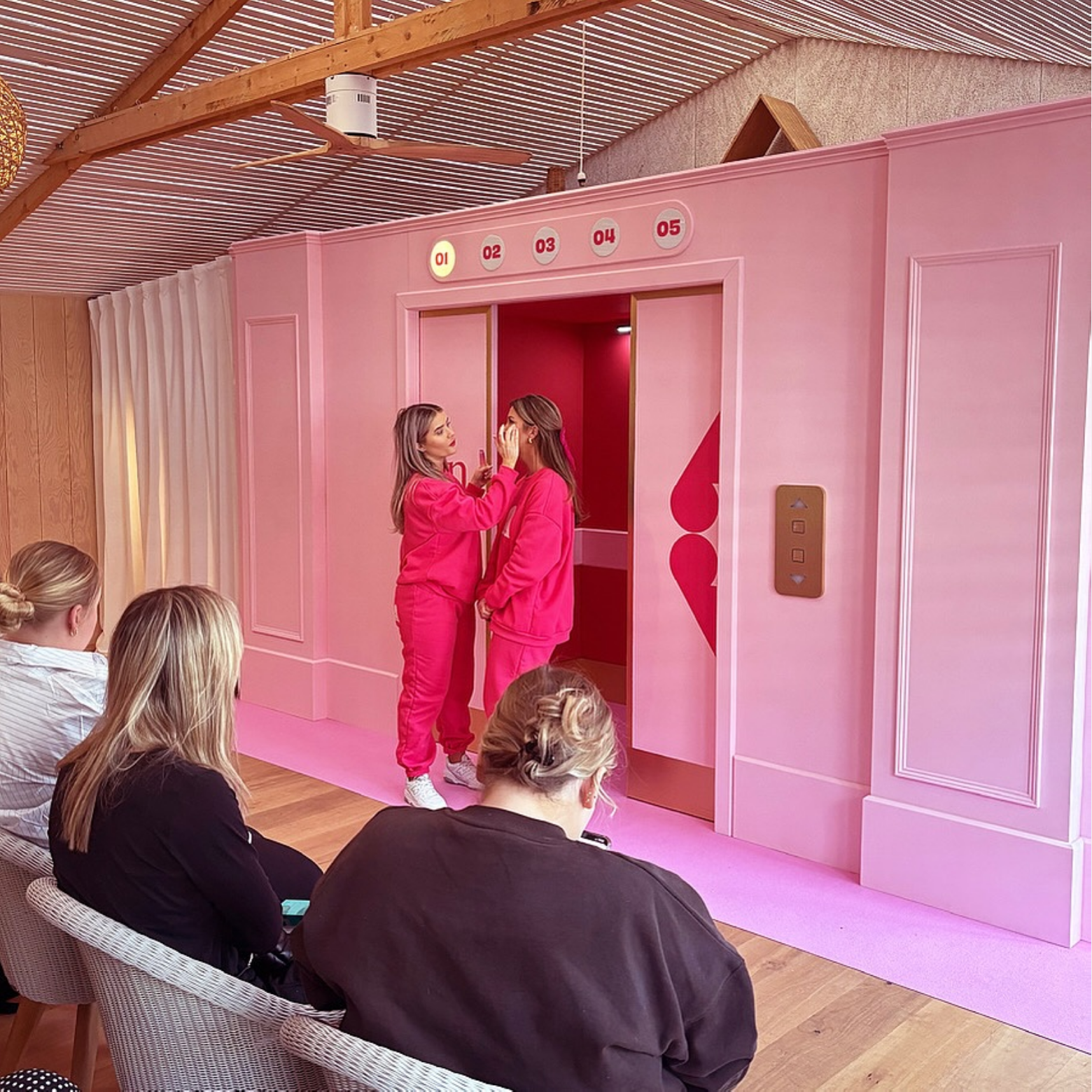 Benefit Motel Demonstration Floor