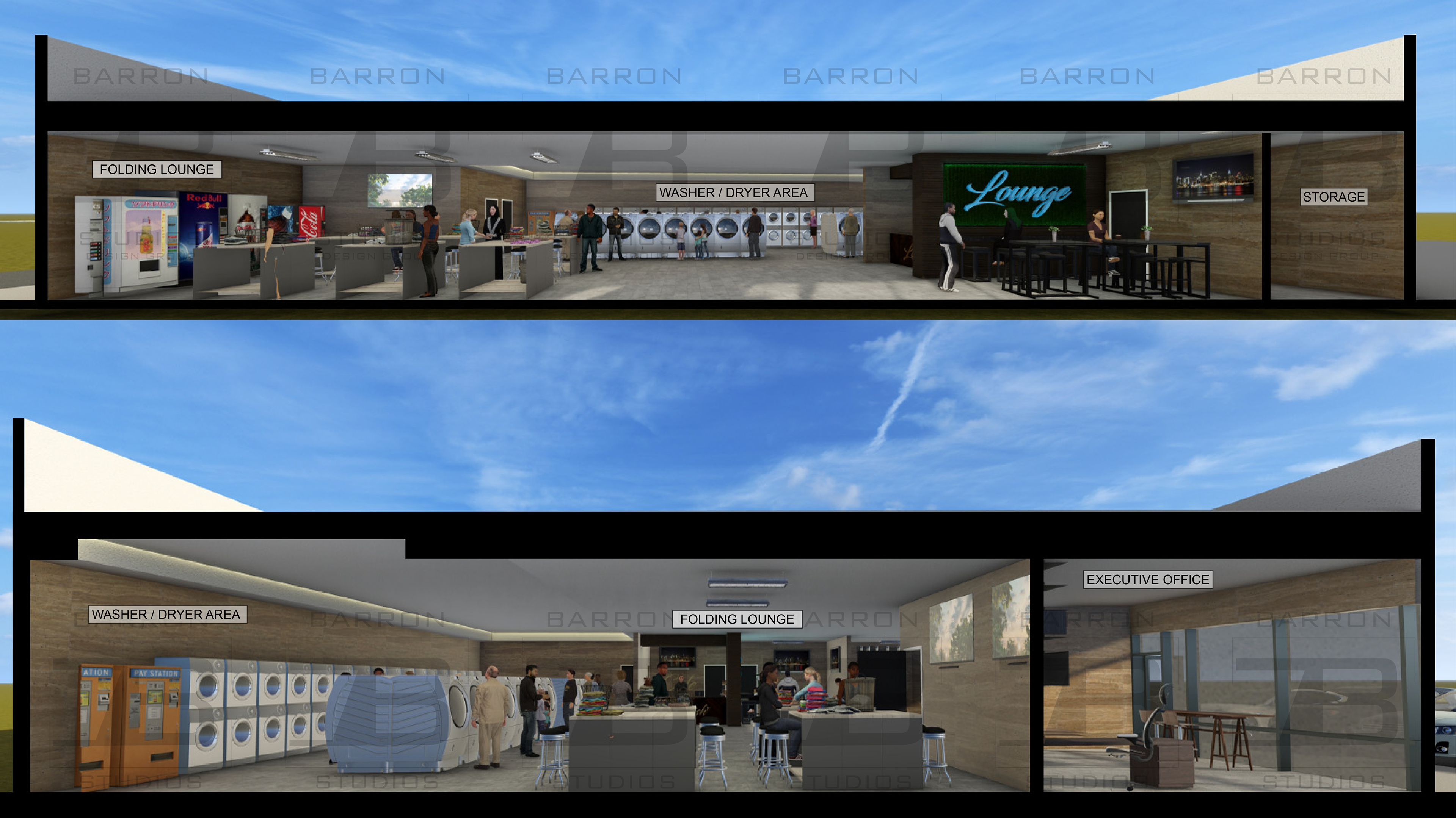 SCHEMATIC SECTION OF PROPOSED SPACE