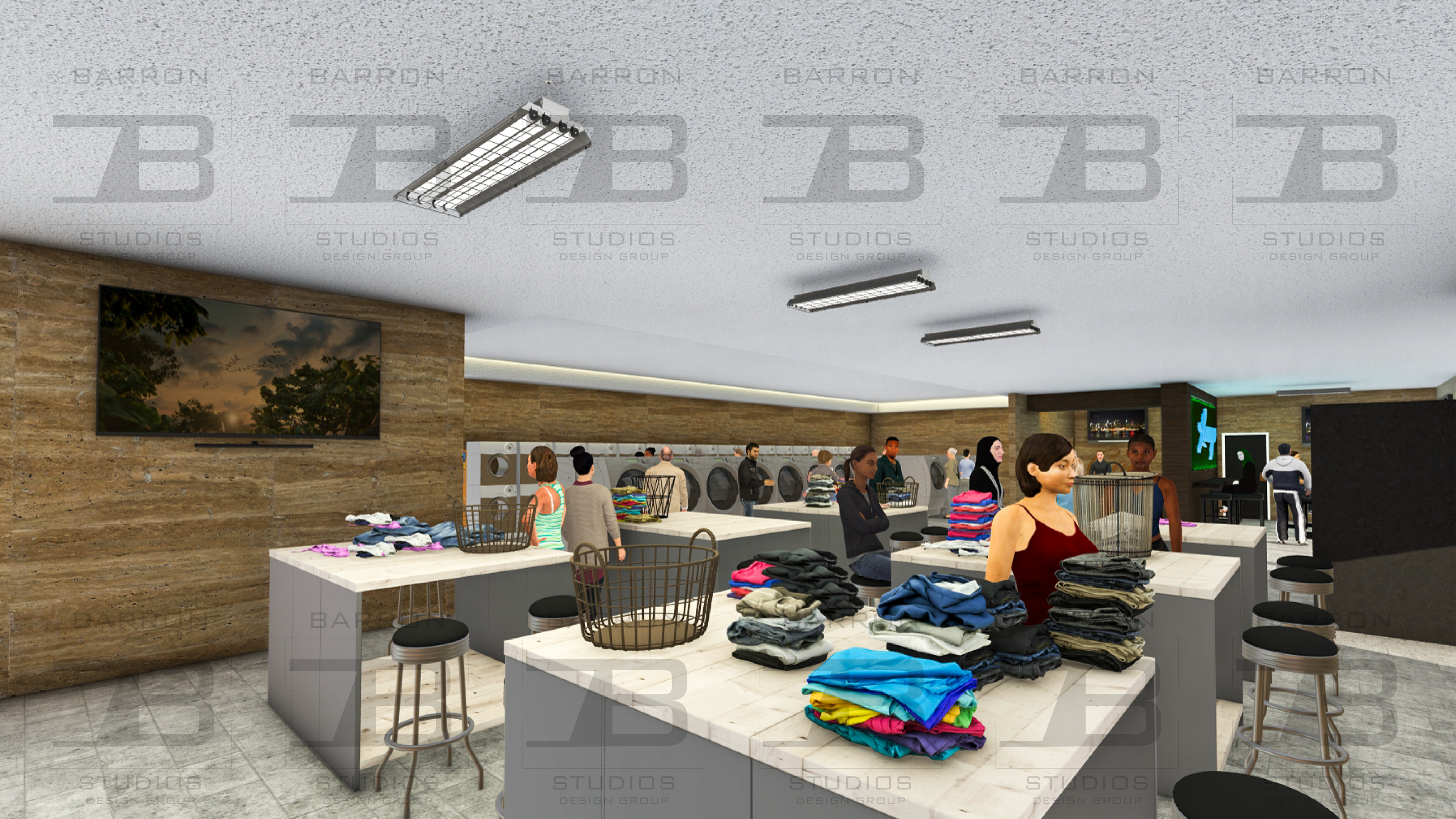 GENERAL OVERVIEW OF LAUNDROMAT SPACE
