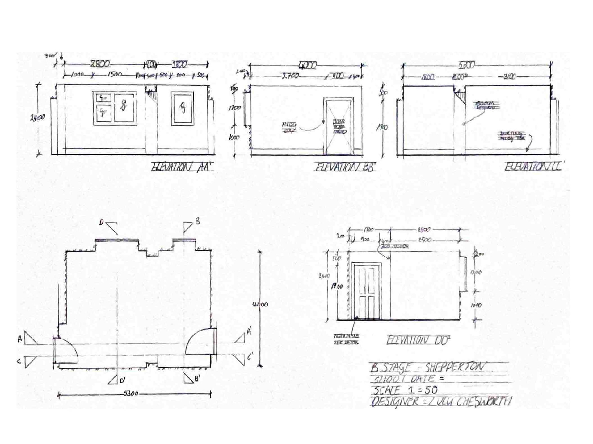Basic Set Drawing for Continuing Drama Episode