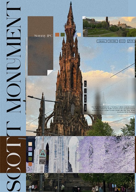Made this to amplify the ‘free’ feeling from blue sky and pop up images