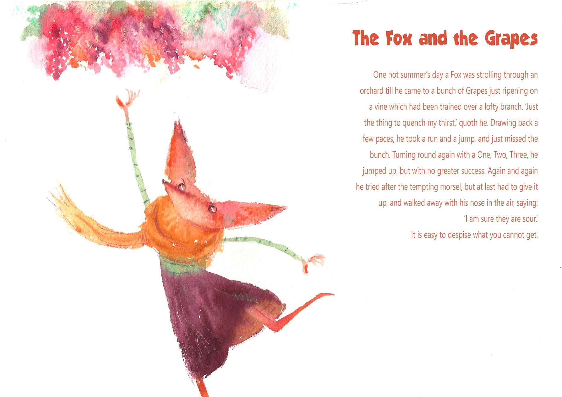 A Raposa e as Uvas / The Fox and the Grapes