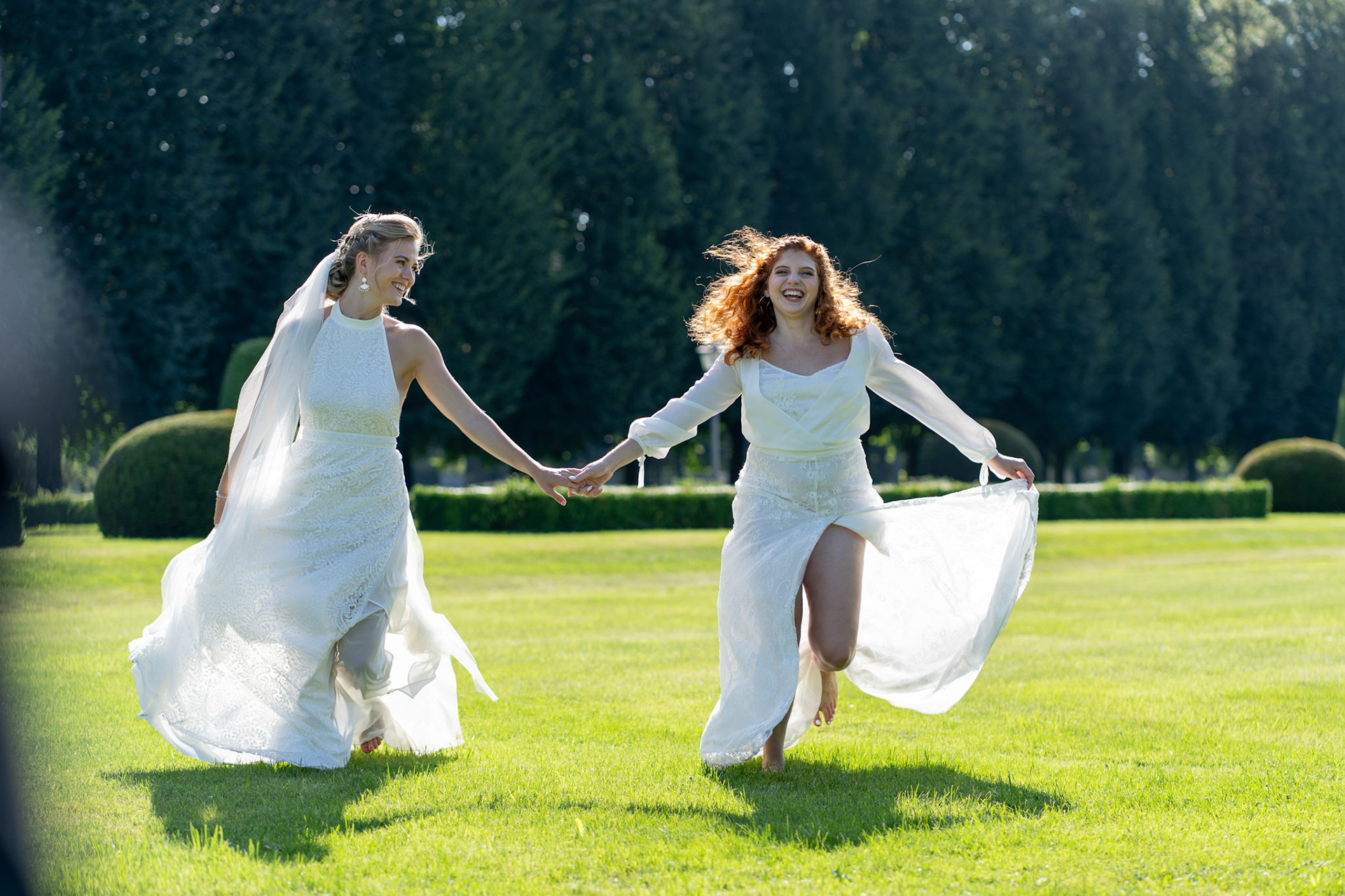 "Natural Bride" @Yvonne Habichler, Sarah Munz Brautmode, Models: Alina, Anna