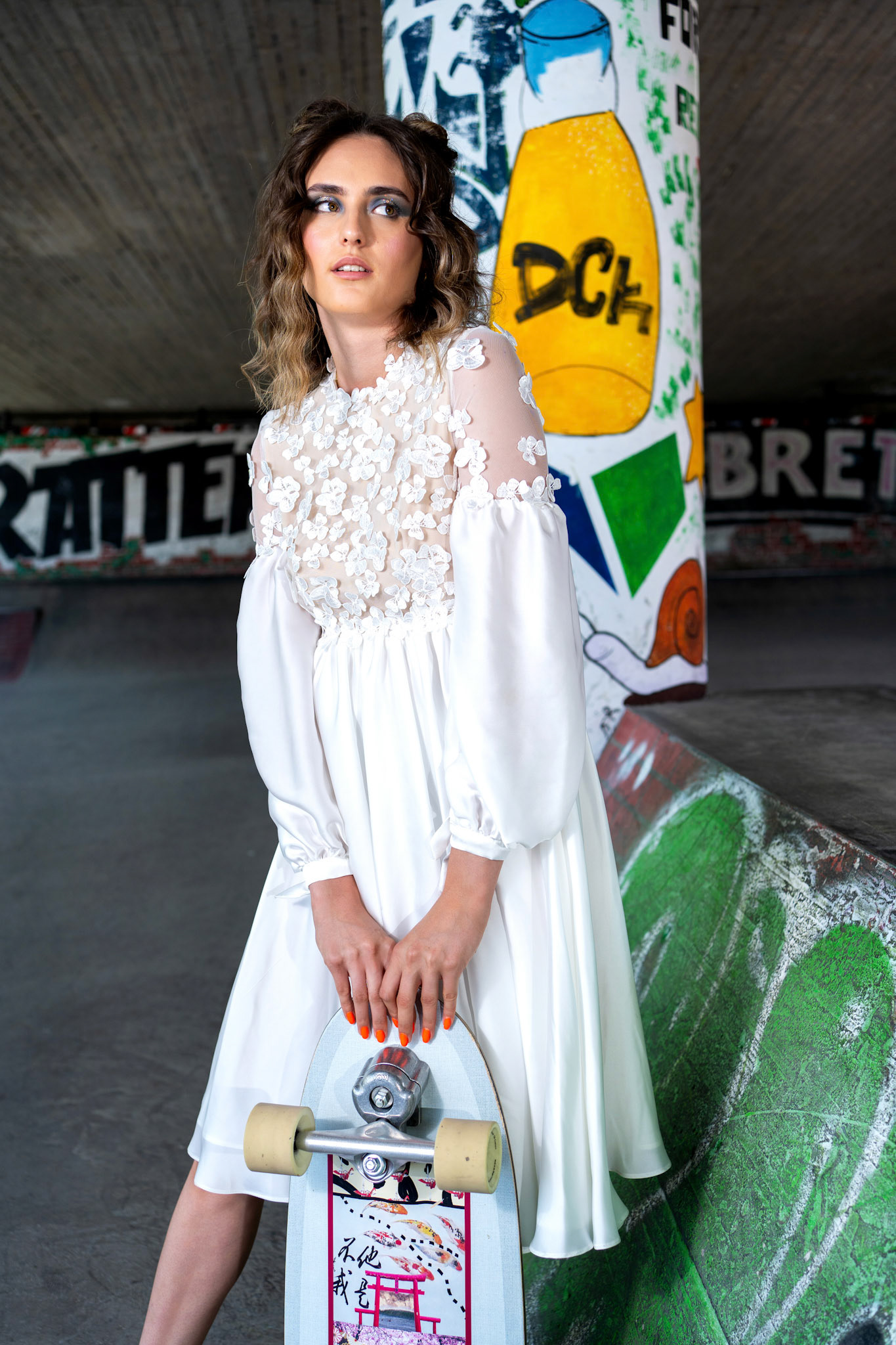 @Yvonne Habichler, Model: Vanessa B., Fashion: Sarah Munz Brautmode