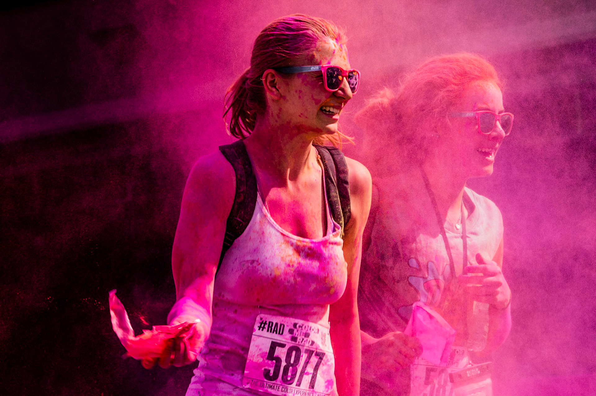 Photographie toute en couleur, color me run