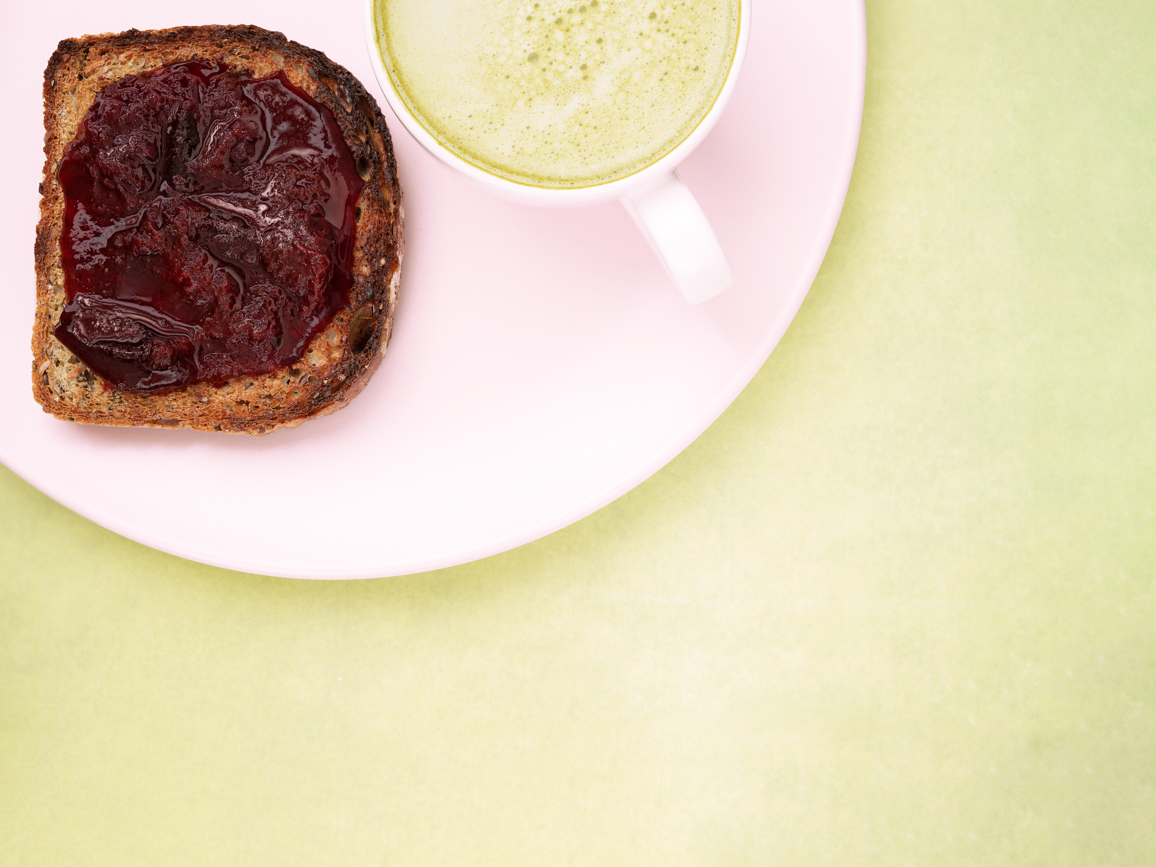 Confiture et matcha
