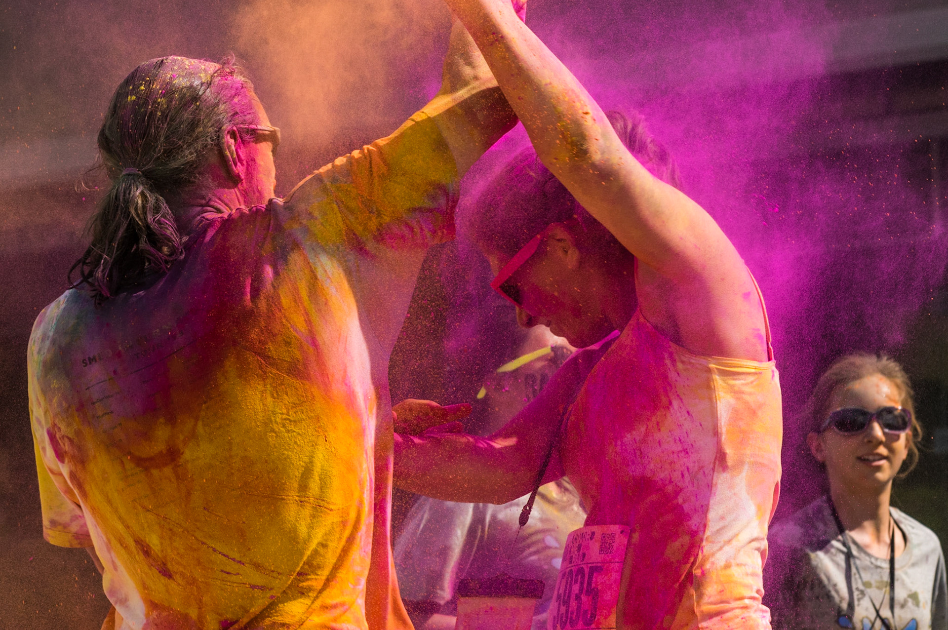 Photographie, nous avons réussi, color me run