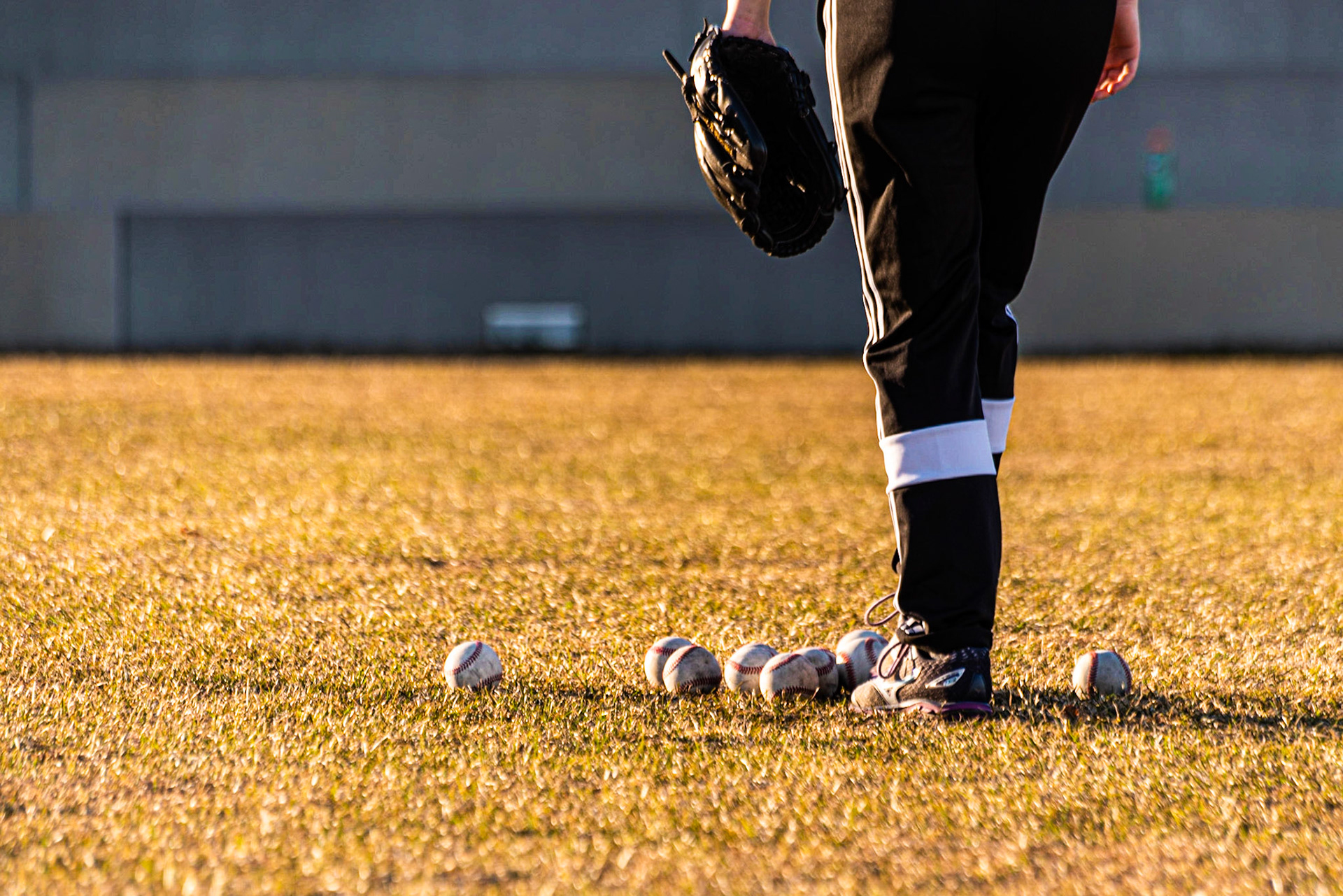 Lanceur de baseball préparé