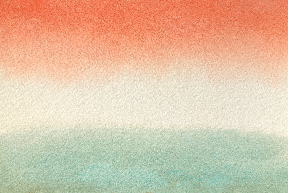 gradient watercolor material　グラデーションの水彩素材（和風）