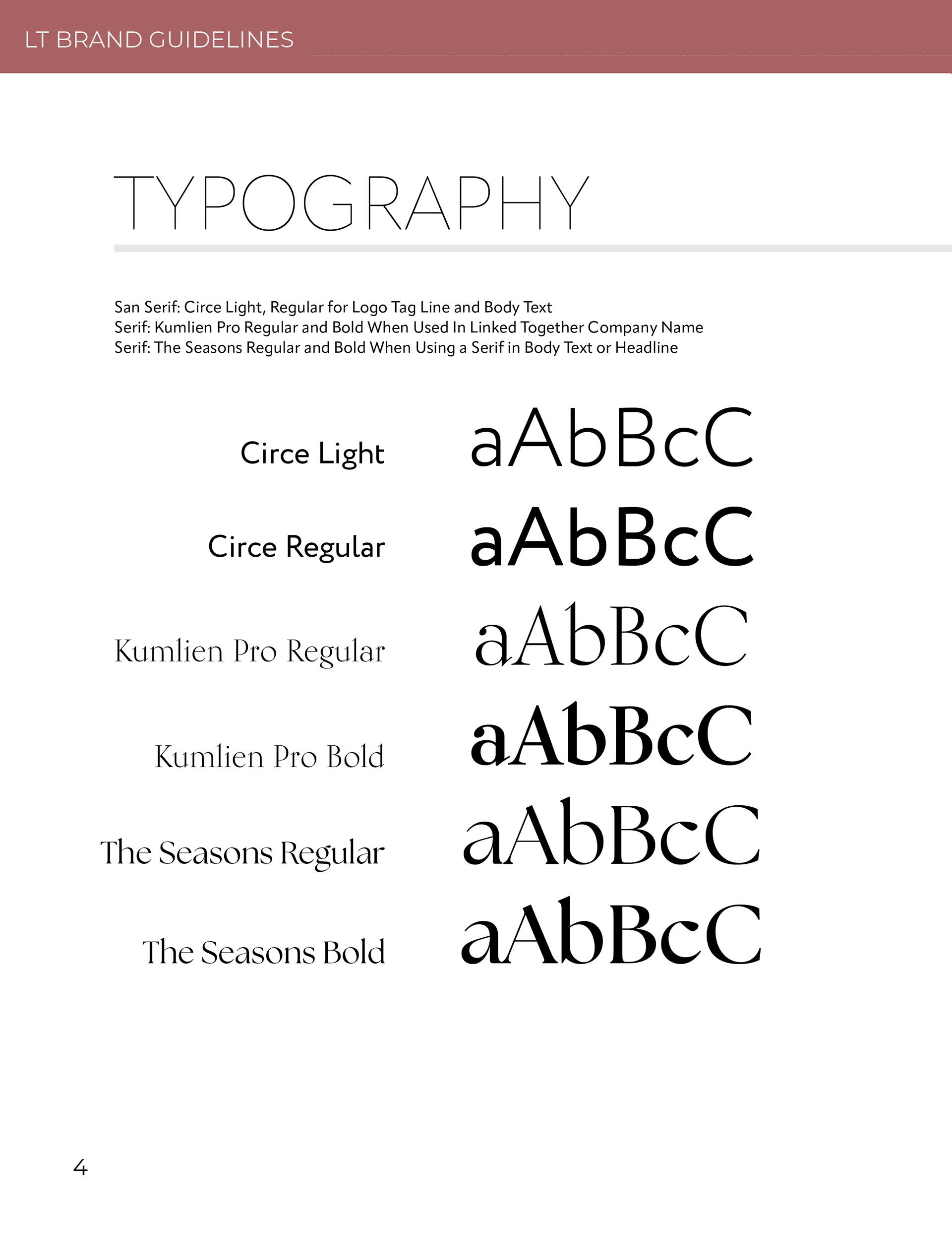 LT Typography