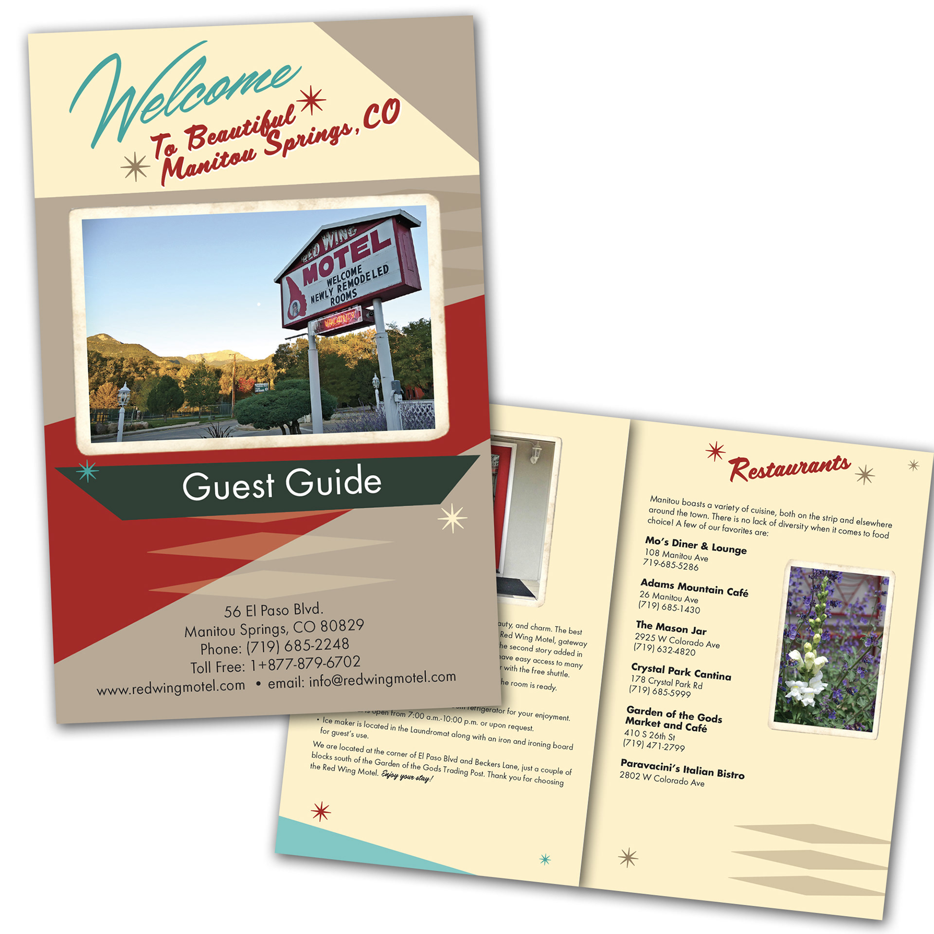 Design and Layout of Retro Guest Guide For RWM