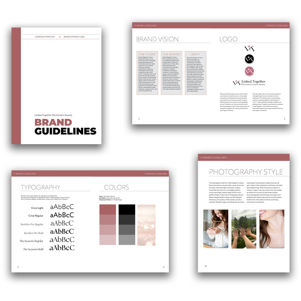 Brand Guidelines for a Jewelry Service Company