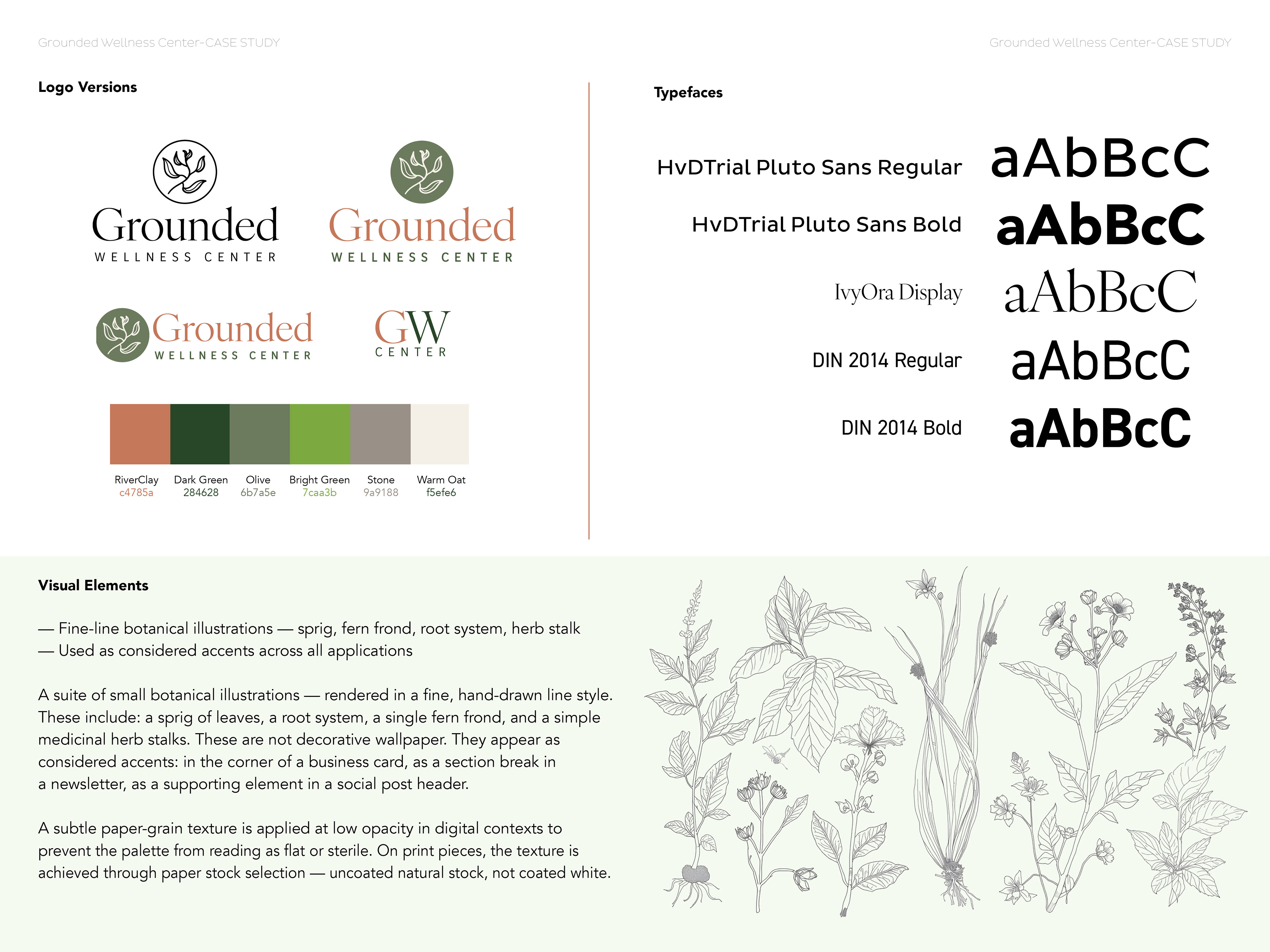 G.W. Brand Logo, Color, Font Usage