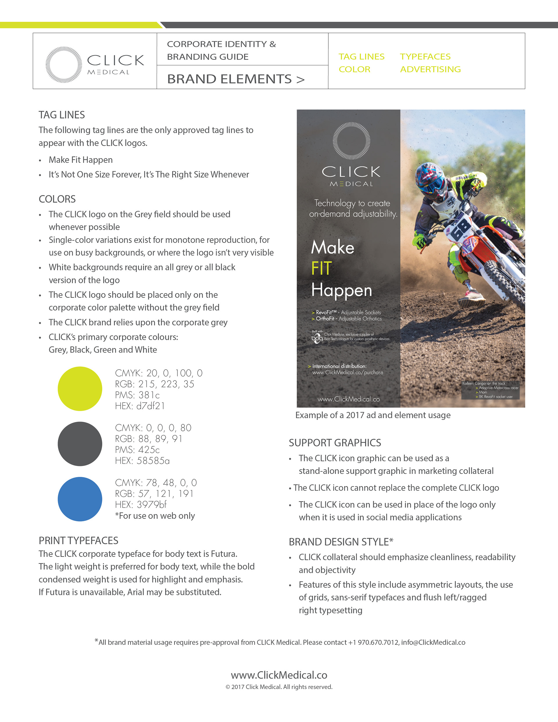 Click Medical Brand Elements