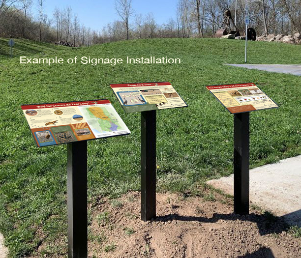 Mock Up Of Trail Signage