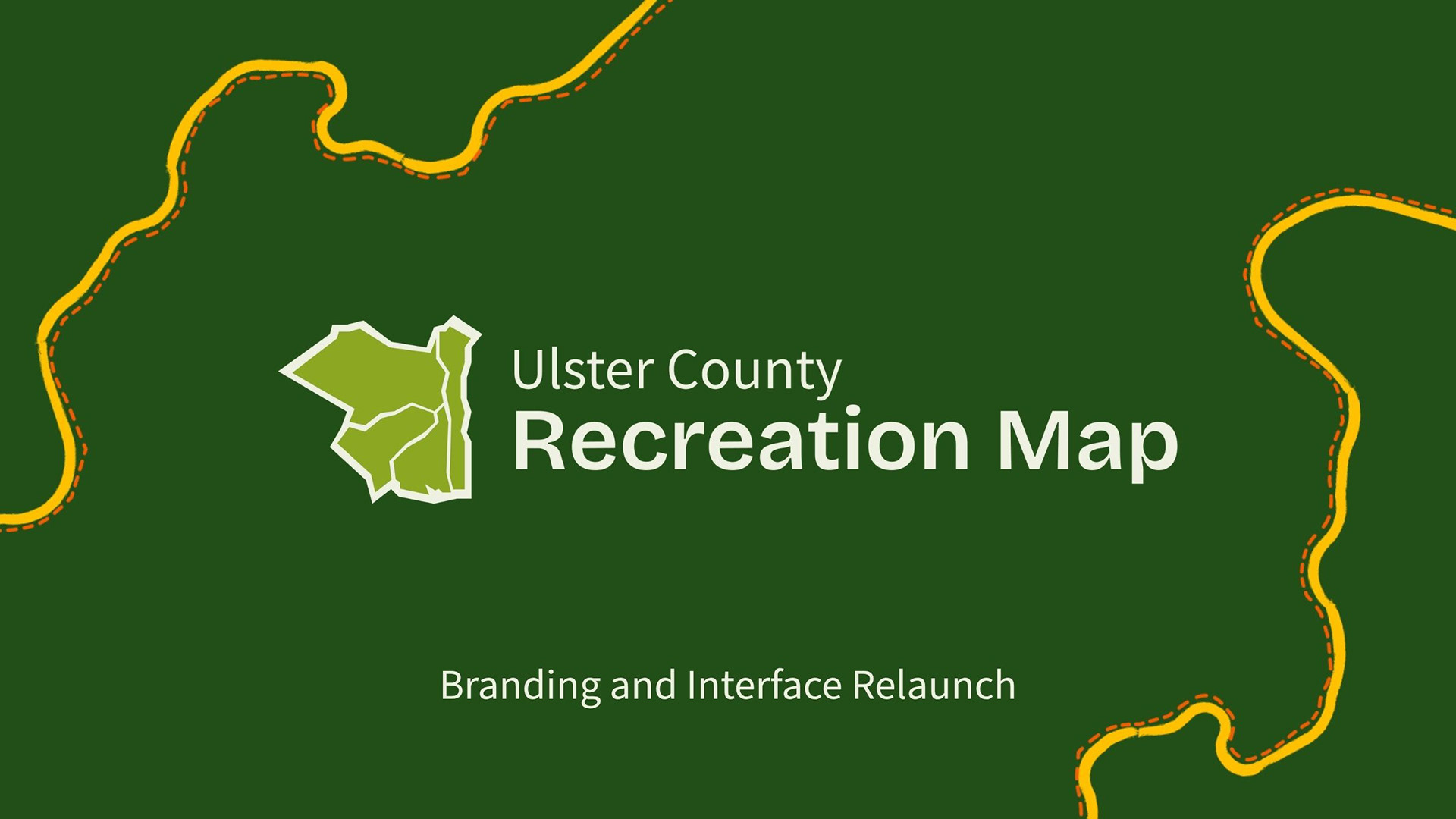 Ulster County Recreation Map Branding and Interface Relaunch
