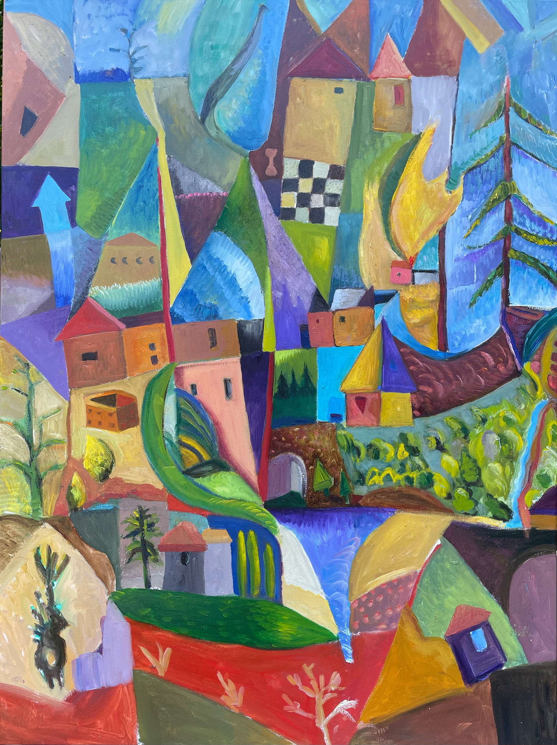 Journey, o/c, 30 x40"