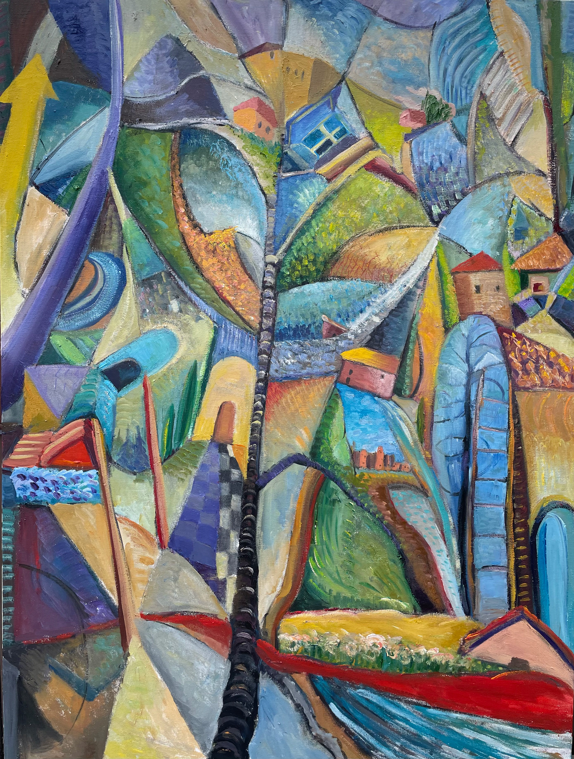 Detour Environs, o/c, 30 x 40"
