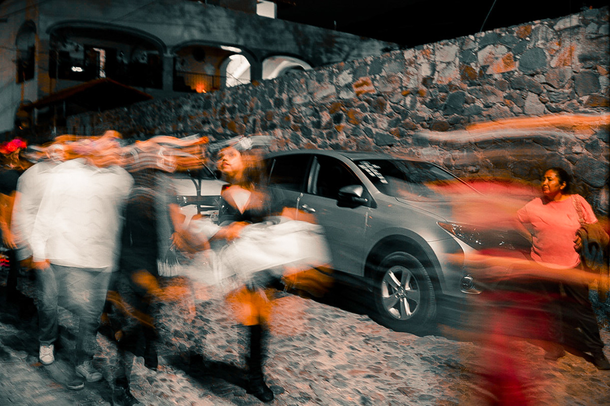 Celebration captured in movement and color