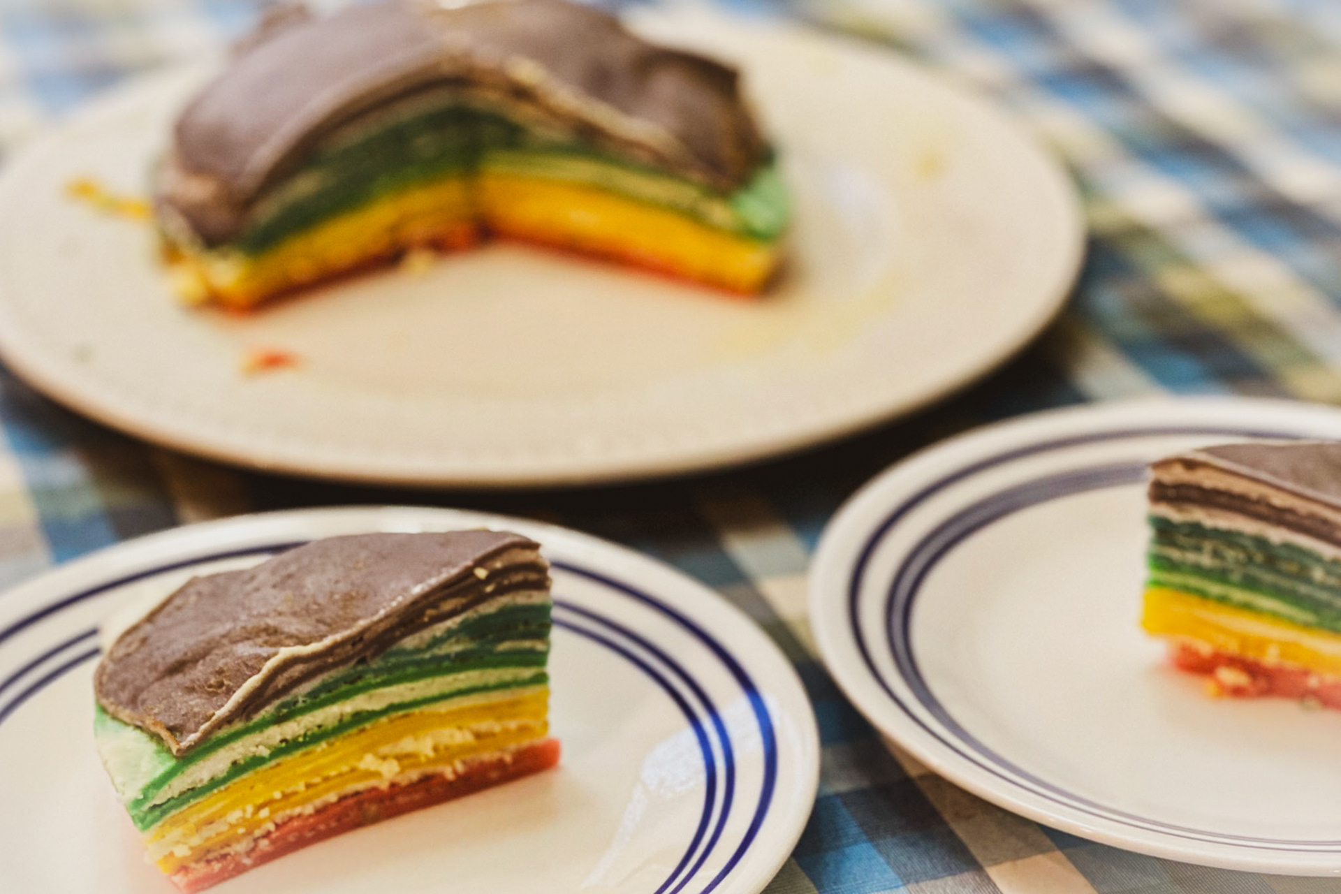 Layer upon layer of color and care
