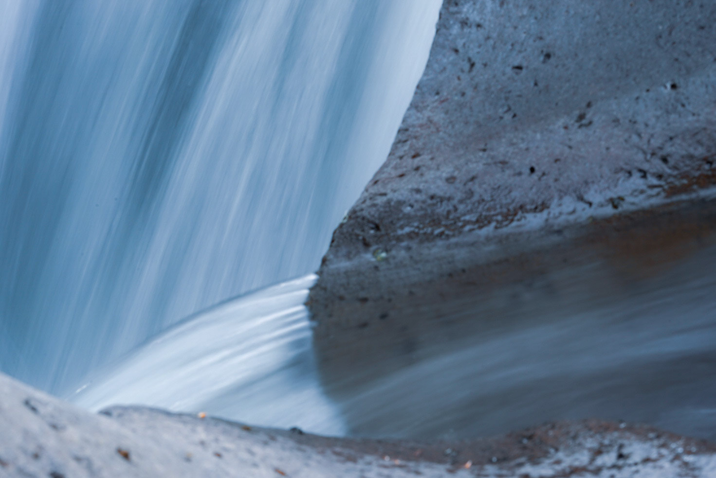Water turned into silk by time