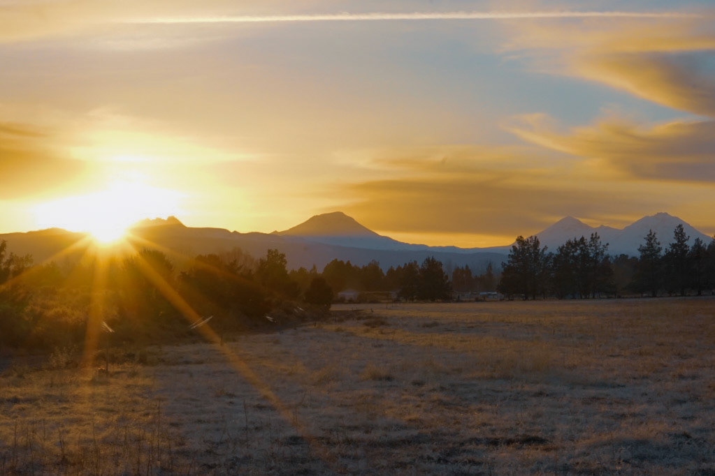 Three Sisters Sunset