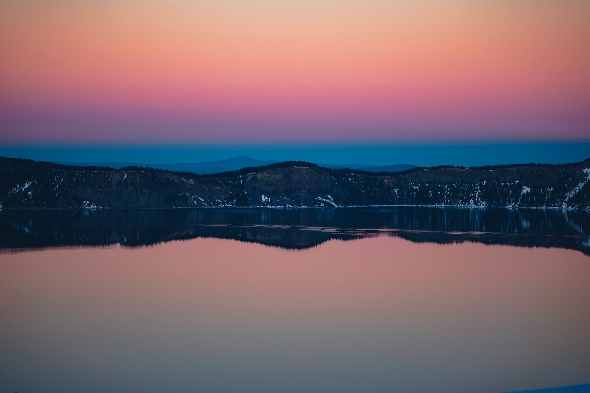 Sunset on Crater Lake