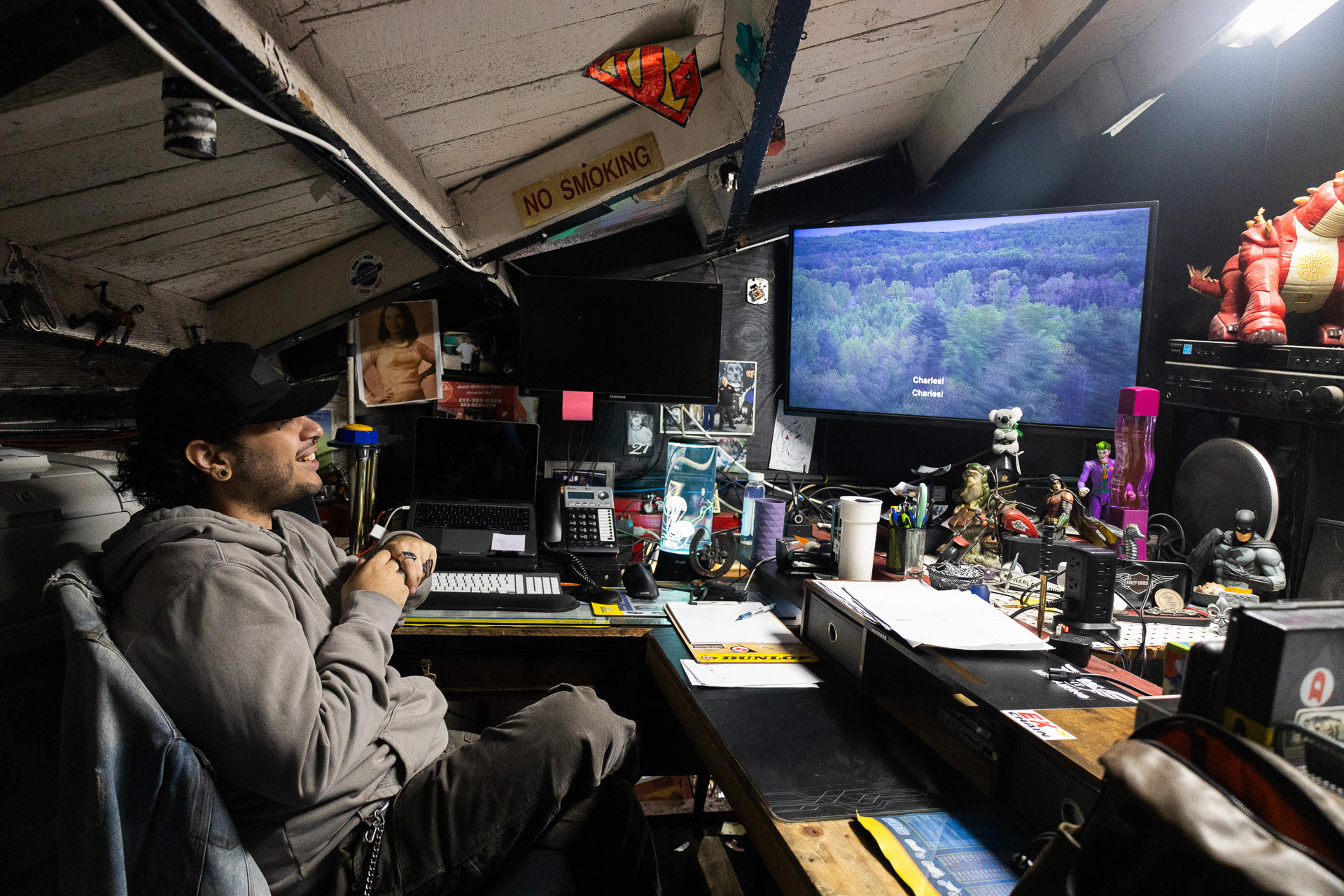 He handles a lot of administrative tasks while bringing new creative ideas and energy to the shop.