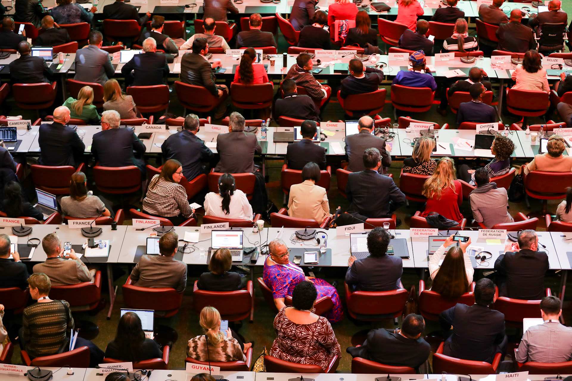 at the 34th IFRC International Conferences, Geneva