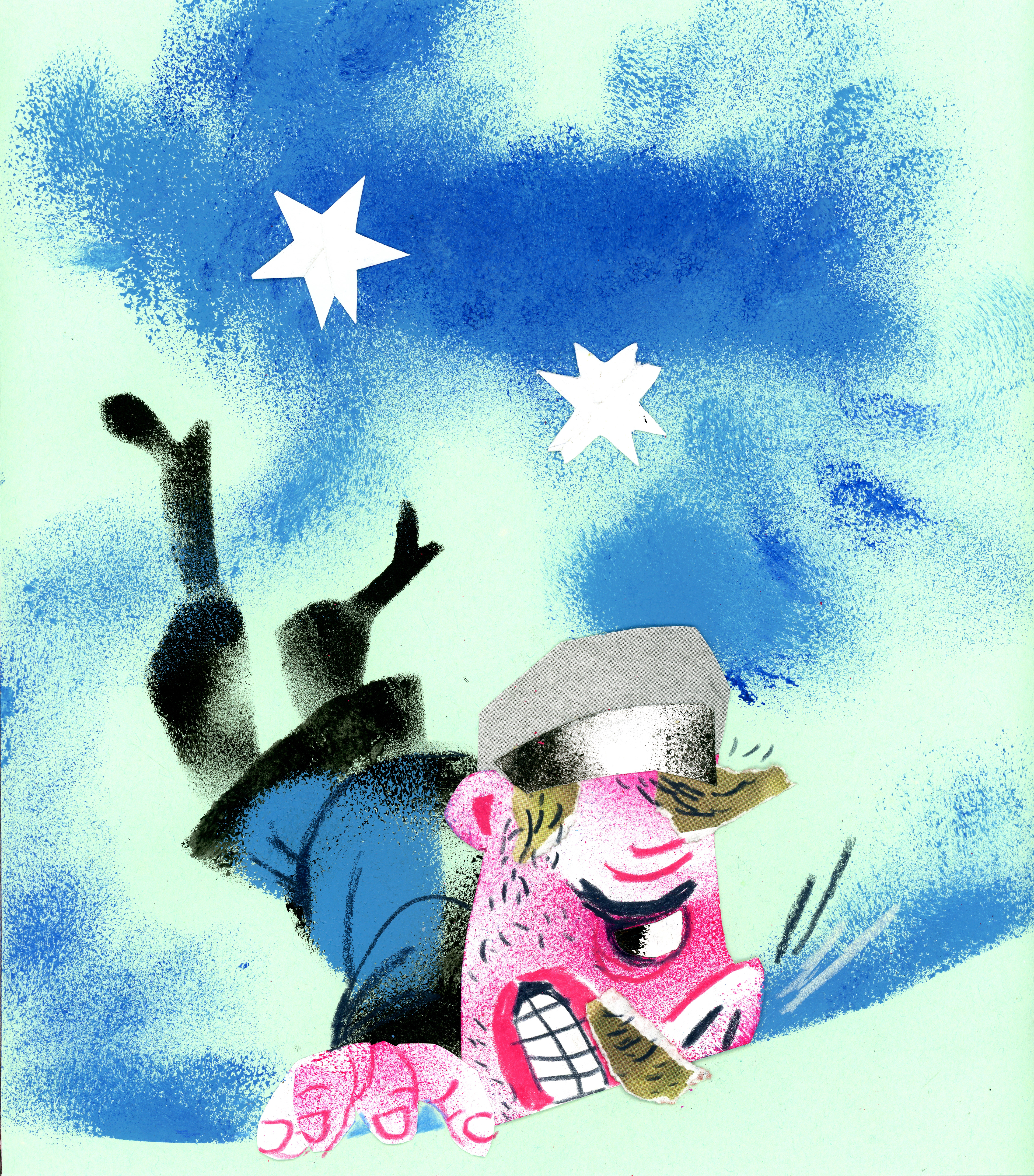 editorial illustration for "Einayim" magazine