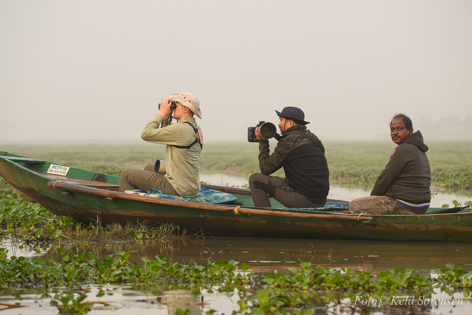 Low level photography from hand paddled boats